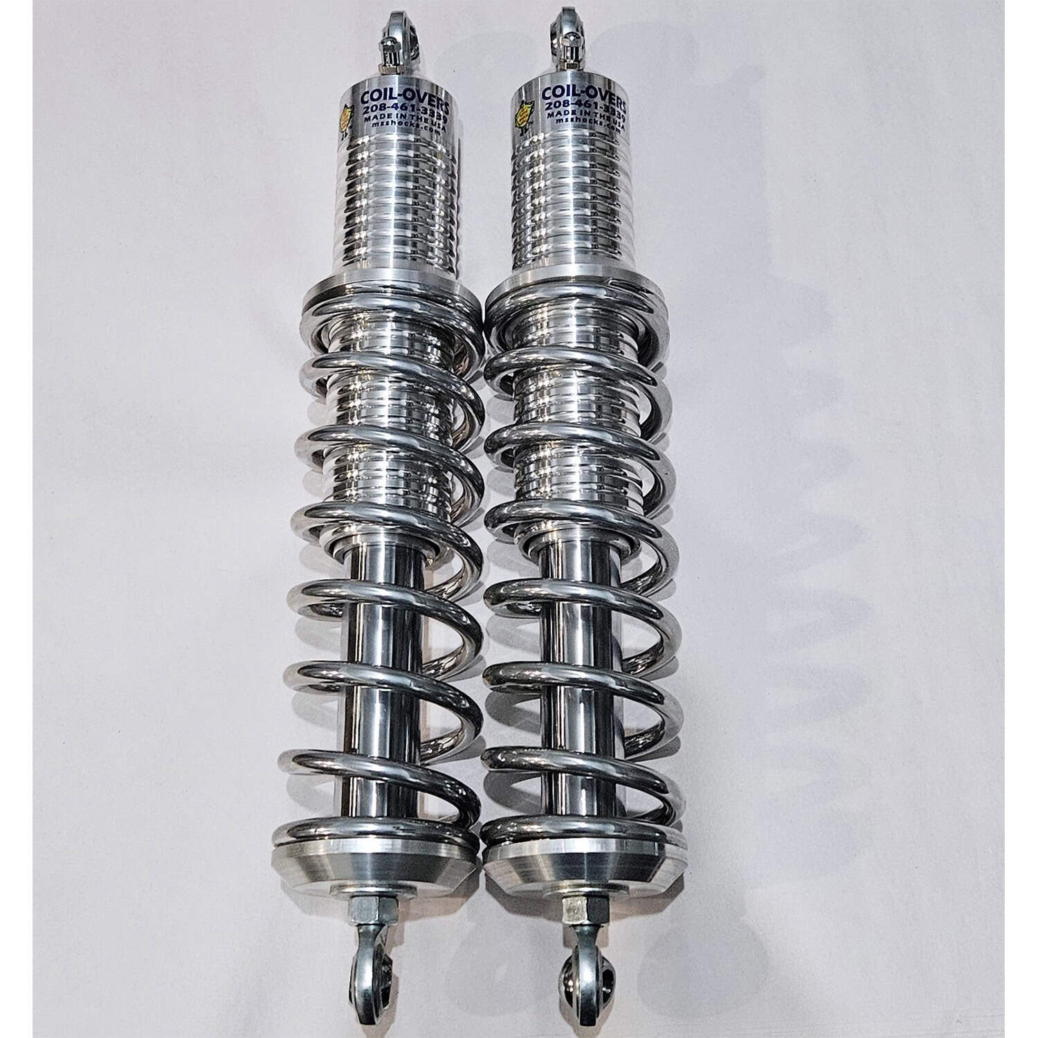High-performance MS Shocks coil-over suspension components.